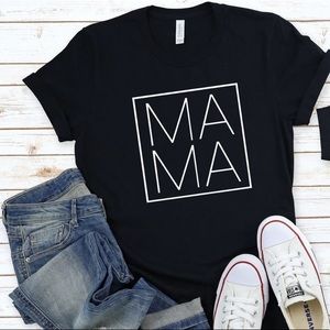 MAMA screen printed tee 🖤